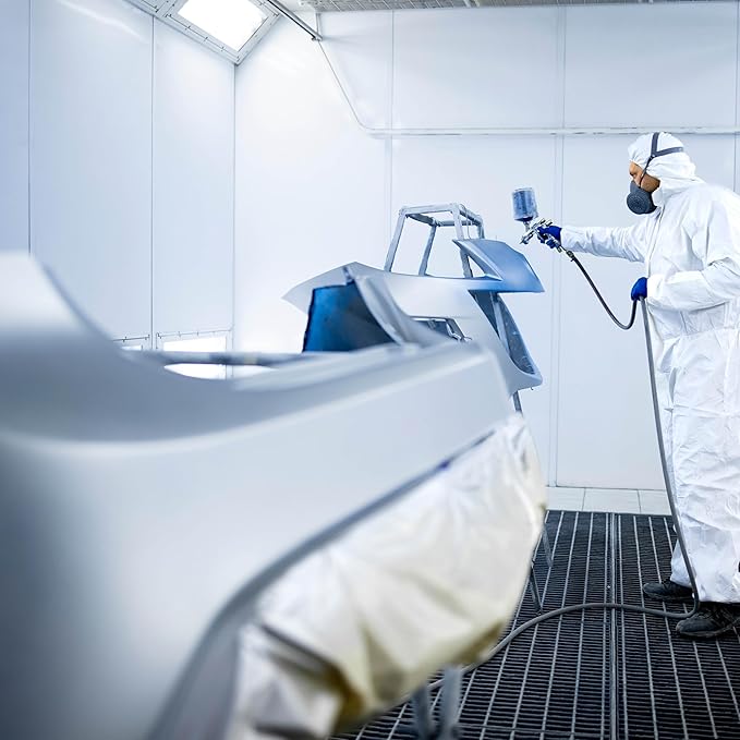 Custom Shop Premium 1K Acrylic Non-Sanding Primer Sealer Paint, Color White, 1 Gallon - Fast Drying, Ready-To-Spray, Apply Over Automotive Primer Surfacers, Sanded Finishes - Topcoat Urethane, Enamel