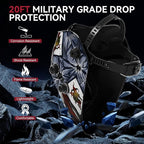 ARCCAPTAIN Auto Darkening Welding Helmet, 3.94"X3.66" Large Viewing Screen True Color Welding Hood with 4 Arc Sensor Solar Powered, Wide Shade 4-5/5-9/9-13 Welding Mask (Joker)