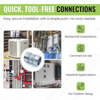 SELECT 20 Pack Lighting Threadless Coupling, 3/4 Inch Zinc Plated Steel Coupling, Electrical Conduit Fittings for Indoor and Outdoor Use