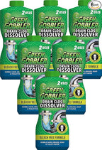Green Gobbler Liquid Hair Drain Clog Remover & Cleaner, For Toilets, Sinks, Tubs - Septic Safe (6)