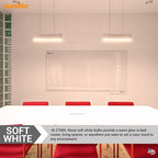 Sunlite 6-Inch F4T5/WW T5 Linear Fluorescent Lamp, 4 Watts, 140 Lumens, 2700K Soft White, Miniature G5 Bi-Pin Base, ROHS Compliant, High Performance Straight Tube, 10 Pack