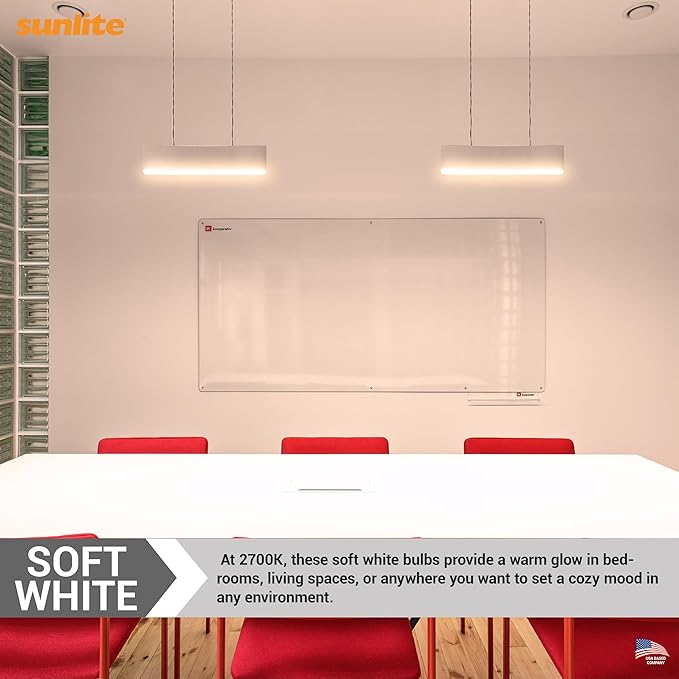 Sunlite 6-Inch F4T5/WW T5 Linear Fluorescent Lamp, 4 Watts, 140 Lumens, 2700K Soft White, Miniature G5 Bi-Pin Base, ROHS Compliant, High Performance Straight Tube, 10 Pack