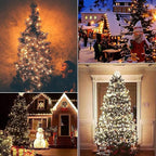 C7 Christmas Relacement Bulbs, 25 Pack Clear Light Bulbs for E12 Candelabra Base Outdoor/Indoor String Lights, 5 Watt