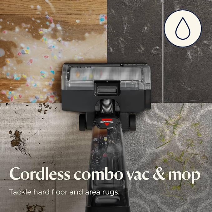 BISSELL® CrossWave® OmniForce™ Edge Cordless Multi-Surface Hard Floor Cleaner Wet Dry Vacuum with Zero-Gap Edge Technology, 3930F