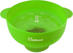 The Original Salbree Microwave Popcorn Popper, Silicone Popcorn Maker, Collapsible Microwavable Bowl - Hot Air Popper - No Oil Required - The Most Colors Available (Green)