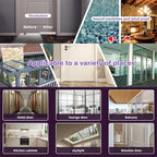 Weather Stripping Door Seal Strip for Gaps, Silicone Draft Stopper Adhesive Tape for Sliding Doors, Windows, Shower Glass, Soundproof Seal for Home Insulation, 32.8ft Roll Black