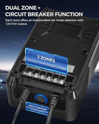 200W Low Voltage Landscape Transformer, 2 Zone Independent Control Landscape Lighting Transformer, 120VAC to 12/14V AC Low Voltage Transformer with Timer & Photocell Sensor ETL Listed D21LT06