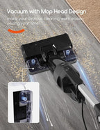 Stick Vacuum Cleaner with 3 Mop Pads Electirc Mop 600W 18kpa Powerful Suction Corded Upright Vacuum Lightweight Electric mop for Tile Hardwood Floor,Marble Cleaning