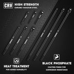 WORKPRO 9-Piece Socket Adapter Extension Set, 1/4, 3/8, 1/2-Inch Drive, 1/4-Inch Hex Shank, Impact Grade Extension Bit With Holder For Power Drill & Impact Driver