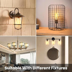 TJOY 12 Pack A19 Vintage LED Edison Bulbs, Non-Dimmable, 60W Equivalent, High Brightness 2700K Warm White, 8W E26 Standard Base, 760 Lumens, CRI80+, Clear Glass Filament Bulb for Home, Farmhouse