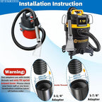 Happy Tree Shop Vac Extractor Attachment,Turn Wet-Dry Vac into an Extractor, Detailing Wand Extractor Vacuum Cleaner