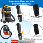 Happy Tree Shop Vac Extractor Attachment,Turn Wet-Dry Vac into an Extractor, Detailing Wand Extractor Vacuum Cleaner