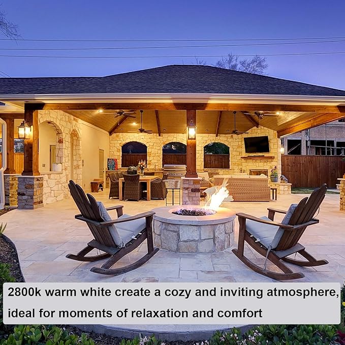 PAR20 Flood 39W 120V 480 Lumens- 2 Pack PAR20 Flood Light Bulbs with E26 Base, PAR20 Dimmable 2800K Warm White, Long Lasting 39W PAR20 Bulb for Recessed Lighting & Hood Range Light Bulbs