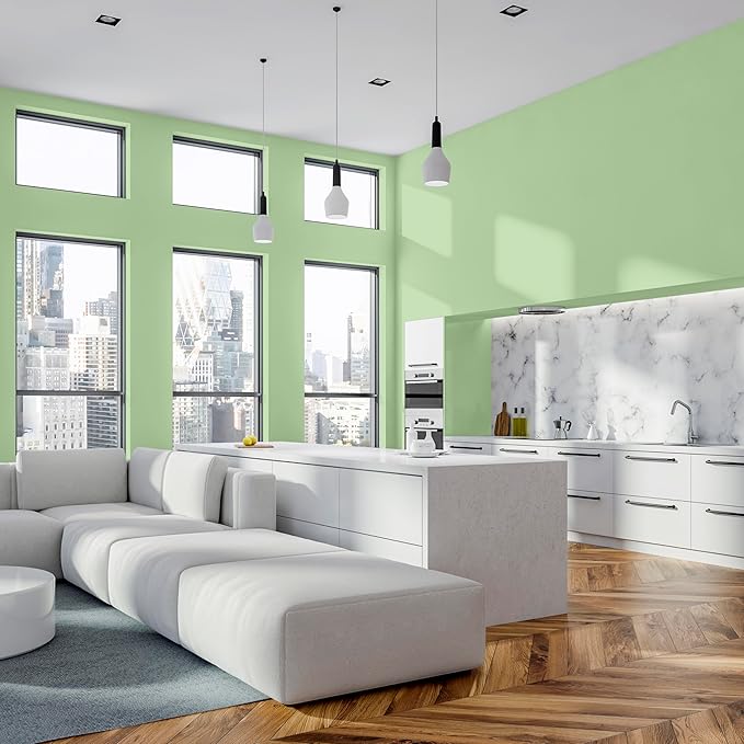 Rust-Oleum Color Spark Interior Paint and Primer in One, Semi-Gloss, Prince Charming, 1 Gallon