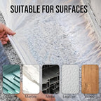 Lichamp Plastic Cover for Painting, Pre-Taped Masking Film, 22 inch x 30 Yard x 3 Rolls (90 Yards Total), Painters Plastic with Tape, Advanced Masking Tape Film