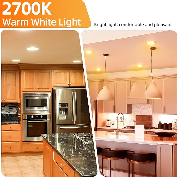 Par20 Halogen Flood Light Bulb, 50W 120V PAR20 Light Bulb, Dimmable, E26 Base, 2700K Warm White, 3000 Hours for Indoor Range Hood, Track Oven, Ceiling Can Lamp（6Pack）