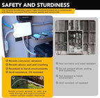 1-1/4(1.25) inch 25ft Liquid-Tight Conduit and Connector Kit,Flexible Non Metallic Liquid Tight Electrical Conduit Kit with 5 Straight and 3 90-Degree Connector Fittings,1in. Dia…