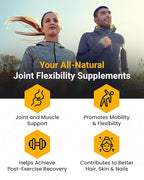 10 Natural Pain Relief Ingredients for Joint Tendon and Ligament Supplement for Arthritis, Injuries and Bone Health Collagen Type 2 MSM Glucosamine Chondroitin Green Lipped Mussel HA Omega and More