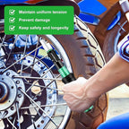 Spoke Torque Wrench, Motorcycle Spoke Wrench with 5.1-6.9mm Wrench Heads, Bike Torque Wrench, Spoke Torque Wrench for Dirt Bike Tool Kit