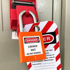 SAFBY Lockout Tagout Locks, Safety Padlock, Keyed Differently Loto Safety Padlocks for Lock Out Tag Out Kits Station (Orange 1-10)
