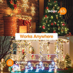 C7 LED Replacement Bulbs, Clear Christmas & Halloween Light Bulbs for Outdoor String Lights, Patio Xmas Tree Wedding Holiday Party Decor, E12 Candelabra Base, 2700K Warm White, 12 Pack