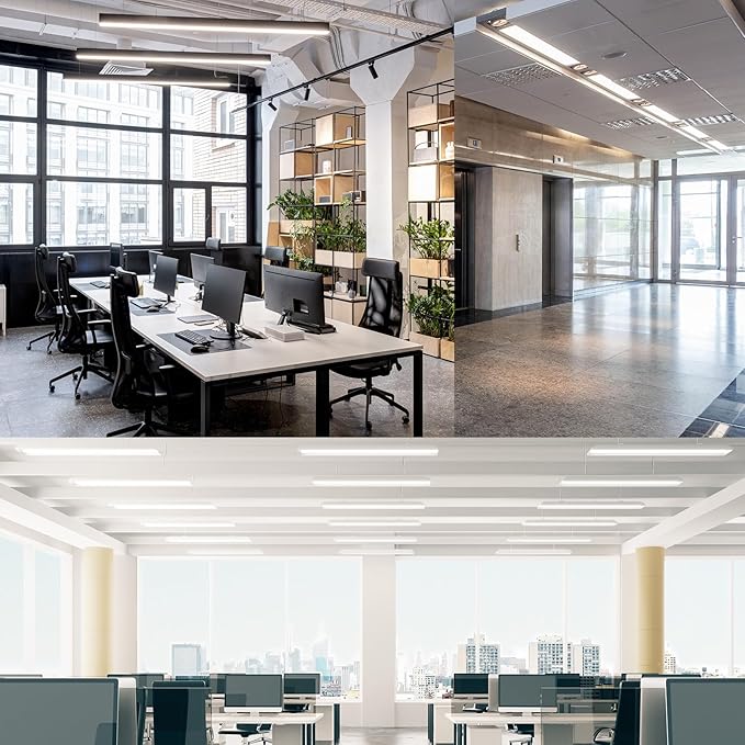 LUXRITE 12-Pack 4FT T5 LED Tube Lights, Type B, 24W=54W, 4 Colors 3500K | 4000K | 5000K | 6500K, 45.79", Single and Double End Powered, Ballast Bypass, 3200LM, F54T5 Fluorescent Replacement, UL, DLC