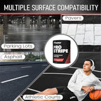 Pro Stripe Line Marking Paint – Courts, Parking Lots & Surface Restoration - (White, 1 Gallon)