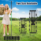 Three Oranges Lawn Leveling Rakes (30x10 inch), ,Spiral Patented Design, with a 72" Handle Rake, Suitable for Backyards, Gardens, Golf Courses, Farms, Pastures
