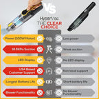 Car Vaccum Cleaner - 2 in 1 Handheld dustbuster, High Power, Portable, Cordless & Corded + Blower with 18500Pa Suction - Fast USB-C Rechargeable Hand Vacuum for Home, Office, Pets & Auto Detailing