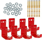 Fire Extinguisher Mount, Wall Hook, Fire Extinguisher Bracket up to 40 lbs Extinguishers, Suitable for Big and Small Fire (8 Brackets)