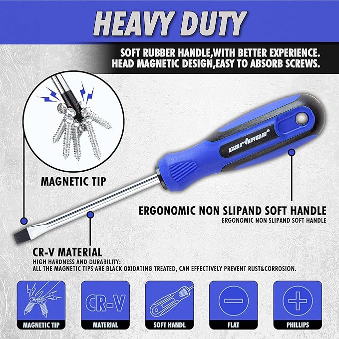 CARTMAN 59-in-1 Precision Screwdriver Set Professional Magnetic Repair Tool Kit for Small Machinery Office Equipment Computers