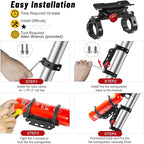 UTV Fire Extinguisher with Mount Kit- Quick Release Roll Bar Fire Extinguisher Bracket Holder for Any Vehicle with 1.75"-2" Roll Bar, Compatible with Polaris RZR/Can Am X3/Jeep Wrangler