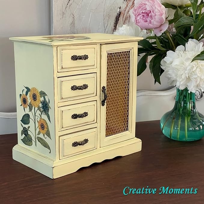 Dixie Belle Paint Company Chalk Finish Furniture Paint - Lemonade (4oz) - Matte Pale Yellow Chic Chalk Mineral DIY Furniture Paint