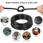 16 Gauge Wire 4 Conductor,16 AWG Electrical Wire Stranded PVC Cord Oxygen-Free Copper Cable,200FT 4 Core Pure Copper Flexible Cable Wire for LED Lamp Lighting Strips Automotive (16AWG-4C, 200FT)…