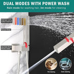 Enga Dual Shower Head Shower System with Body Jets, Wall Mount 10+6" Dual Rain Shower Head with 2 in 1 Handheld Spray for Two People, Shower Faucet Set with Valve Kit, Brushed Nickel