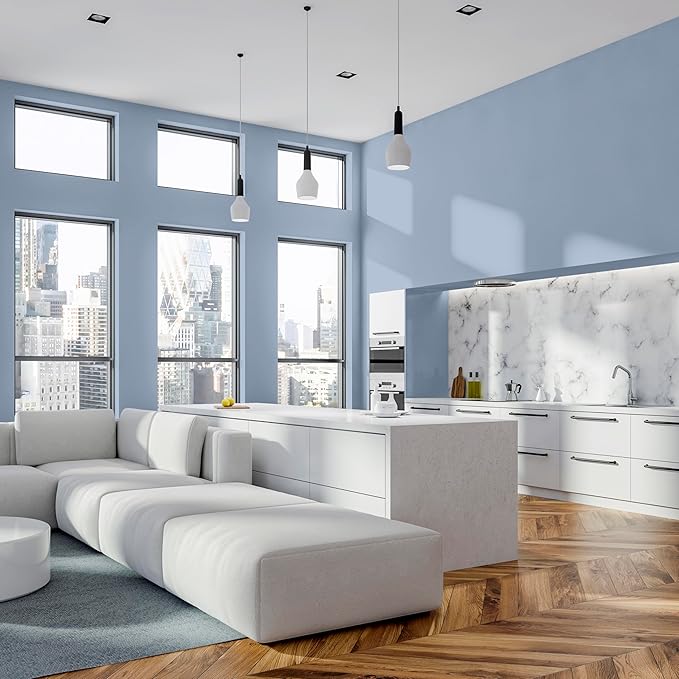 Rust-Oleum Color Spark Interior Paint and Primer in One, Eggshell, Storm Cloud, 1 Gallon