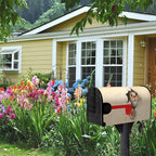 Cat Magnetic Mailbox Cover Large Size Cute Kitty Decorative Mailbox Wraps Post Box Cover Oversized for Garden Yard 21 * 25.5 Inch