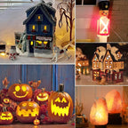 KGC 2 Pack Chainable Accessory Cord with C7 LED Light Bulb, 6 Ft Indoor Blow Mold Light Cord with Male and Female Plugs for Halloween Pumpkins Christmas Village Houses and Craft Projects Decoration