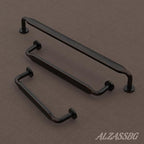 Alzassbg 6 Pack Oil Rubbed Bronze Cabinet Handles, 12-1/2 Inch(320mm) Hole Centers Arch Modern Cabinet Pulls Kitchen Cabinets Hardware for Cabinets and Drawers AL3503ORB