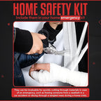 Heavy Duty 6 in 1 Multipurpose Emergency Trauma Shears Scissors with Holster - Outdoor Camping Rescue Tools with Glass Breaker & Strap Cutter Stainless Steel Foldable Scissors Pliers Silver