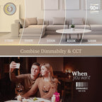 NUWATT 12 Pack 4 Inch 2 Hour FIRE Rated Baffle LED Recessed Lighting, 27K/30K/35K/40K/50K 5CT Selectable, Dimmable, 900LM, IC Rated, 4in Anti-Glare Wafer Lights, Wet Rated Downlight, No Tenmat Needed