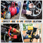 146Pcs Hose Pipe Fitting & Barb Fitting Kit, 56Pcs Hose Pipe Fitting & 50Pcs Barb Fitting & 40Pcs Hose Clamp, Hex Nipple, Reducing Bushing, Reducing Coupling, NPT Coupling, Adapter, Union