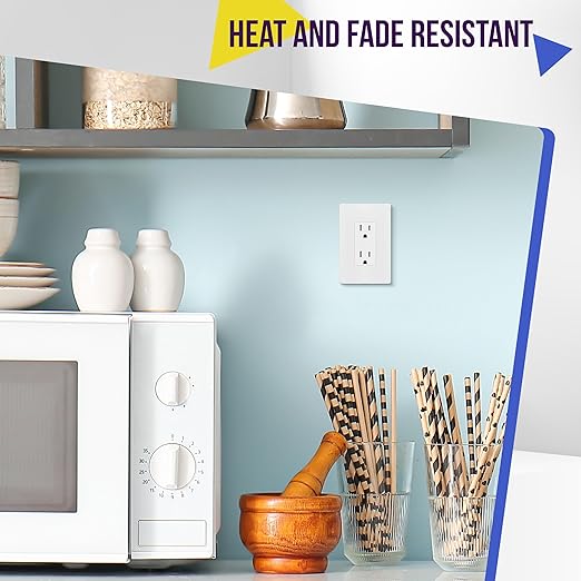 ENERLITES 40 Pack Matte White Decorator Receptacle with Screwless Wall Plate, Standard Electrical Wall Outlet, 15A 125V, Self-Grounding, 2-Pole, 3-Wire, UL Listed, 61502-TR-MWSID, Tamper Resistant