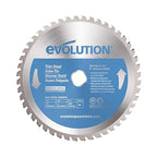 Evolution Power Tools 230BLADETS Thin Steel Cutting Blade, 9-Inch x 68-Tooth , Blue