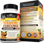 Turmeric Curcumin with Black Pepper Extract 1500mg - High Absorption Ultra Potent Turmeric Supplement with 95% Curcuminoids and BioPerine - Non GMO Turmeric Capsules for Joint Support - 90 Capsules