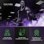 Iron Labs Nutrition: Cycle Support Plus NAC (N-Acetyl-L-Cysteine) - Kidney and Liver Support Supplement - On Cycle Support Supplements for Men - N Acetyl L Cysteine and Milk Thistle (120 Capsules)