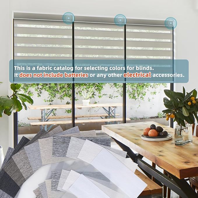 SmartWings Motorized Zebra Shades Work with HomeKit, Alexa, Google Home, 90% Blackout Light Filtering Day Night Sheer Blinds, Privacy Light Control, for Home/Office, Customized, Multi Color Samples