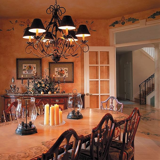 40W Incandescent Torpedo Tip Chandelier with Crystal Clear Incandescent Light Bulbs Tip Light Bulb and Medium E26 Candelabra Base (6 Pack) (6)