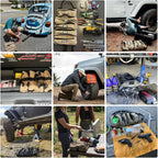 Official Legacy Tool Roll Bag - Easy to Carry 5-Pocket Roll Up Tool Bag - Durable Canvas, Rust-Proof YKK Zippers & Secure Buckle - A Loving Gift for Dads, Mechanics, Electricians & Hobbyists | Black