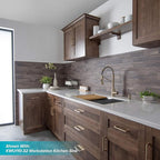 KRAUS Bolden Commercial Style 2-Function Single Handle Pull Down Kitchen Faucet in Spot-Free Antique Champagne Bronze, KPF-1610SFACB